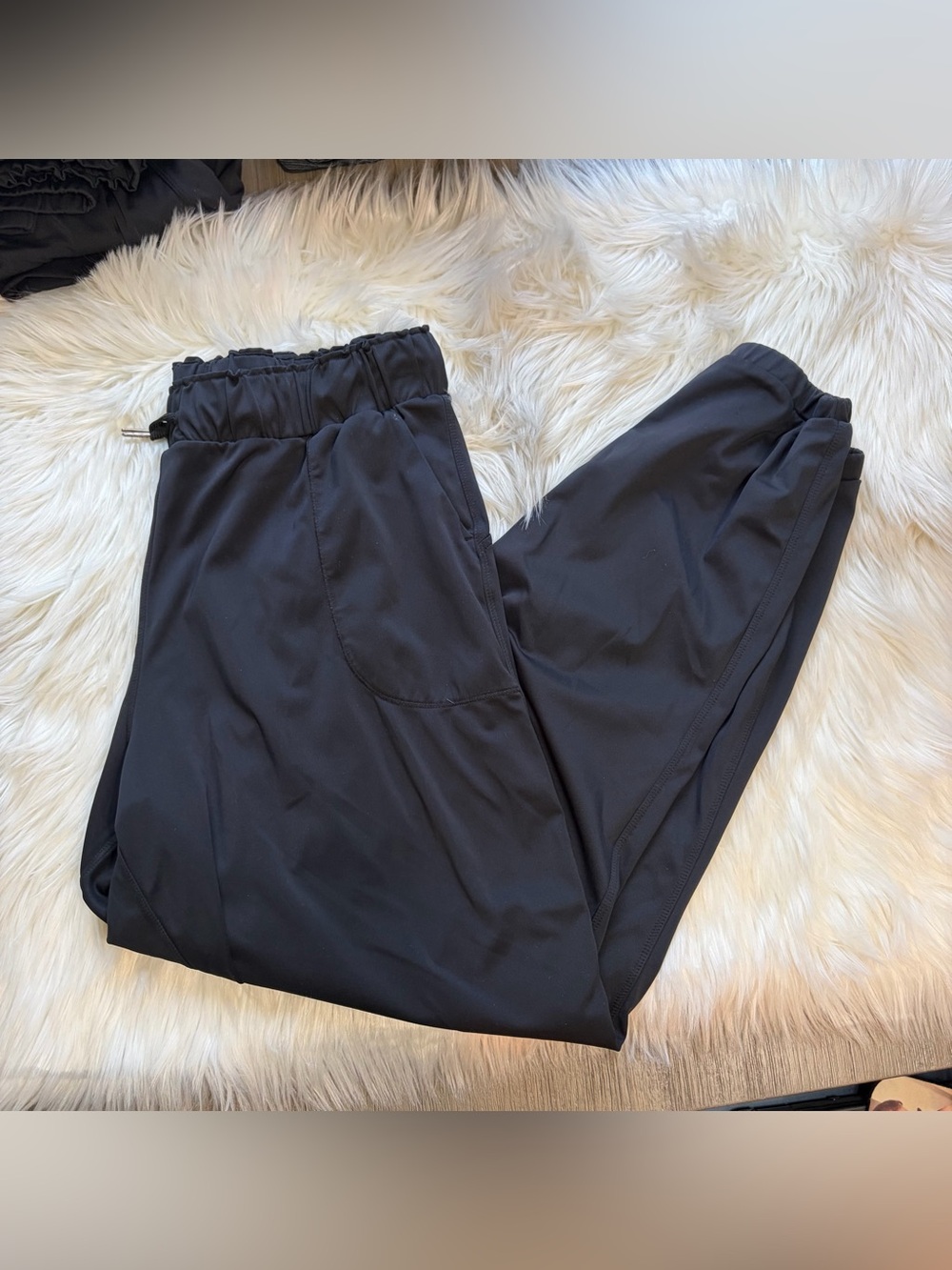 Amazon Women's Black Elastic Waist Jogger Pants